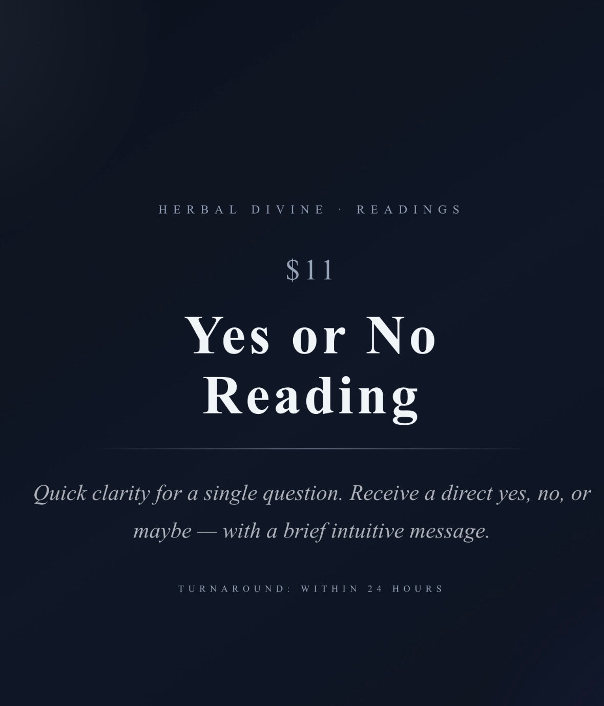 Yes Or No Reading